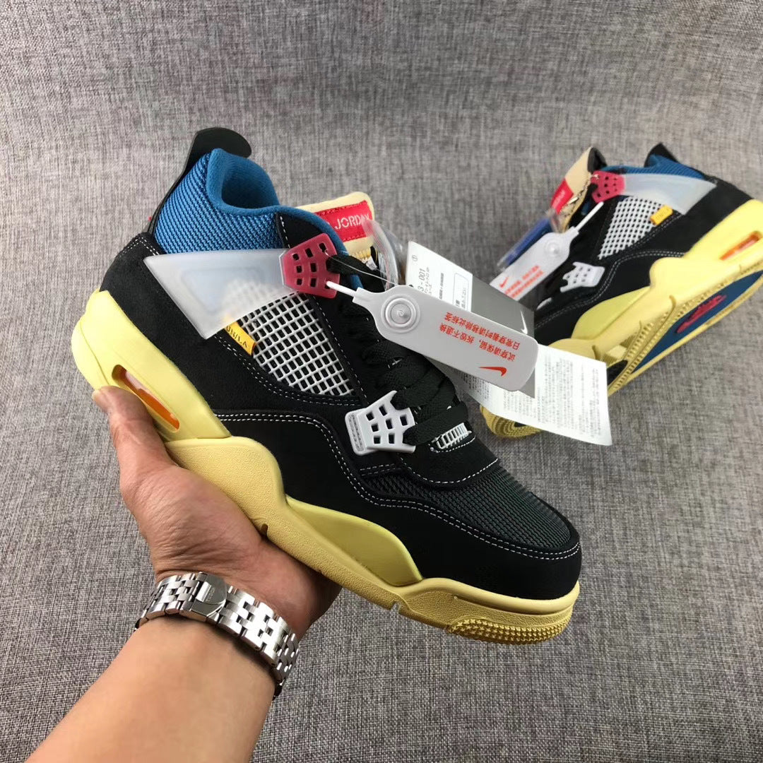 Jordan Air Jordan 4 Union LA Off Noir Black Blue Sneakers