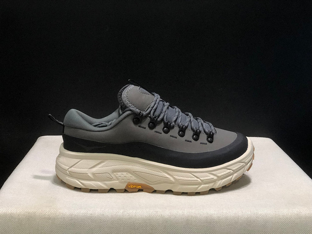 HOKA Tor Summit Trail Shoes in Gray and Black
