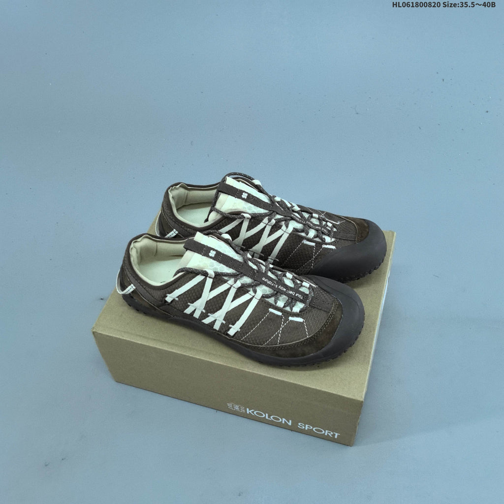 KOLON SPORT ROAMVARY Low-Profile Outdoor Shoes, Brown