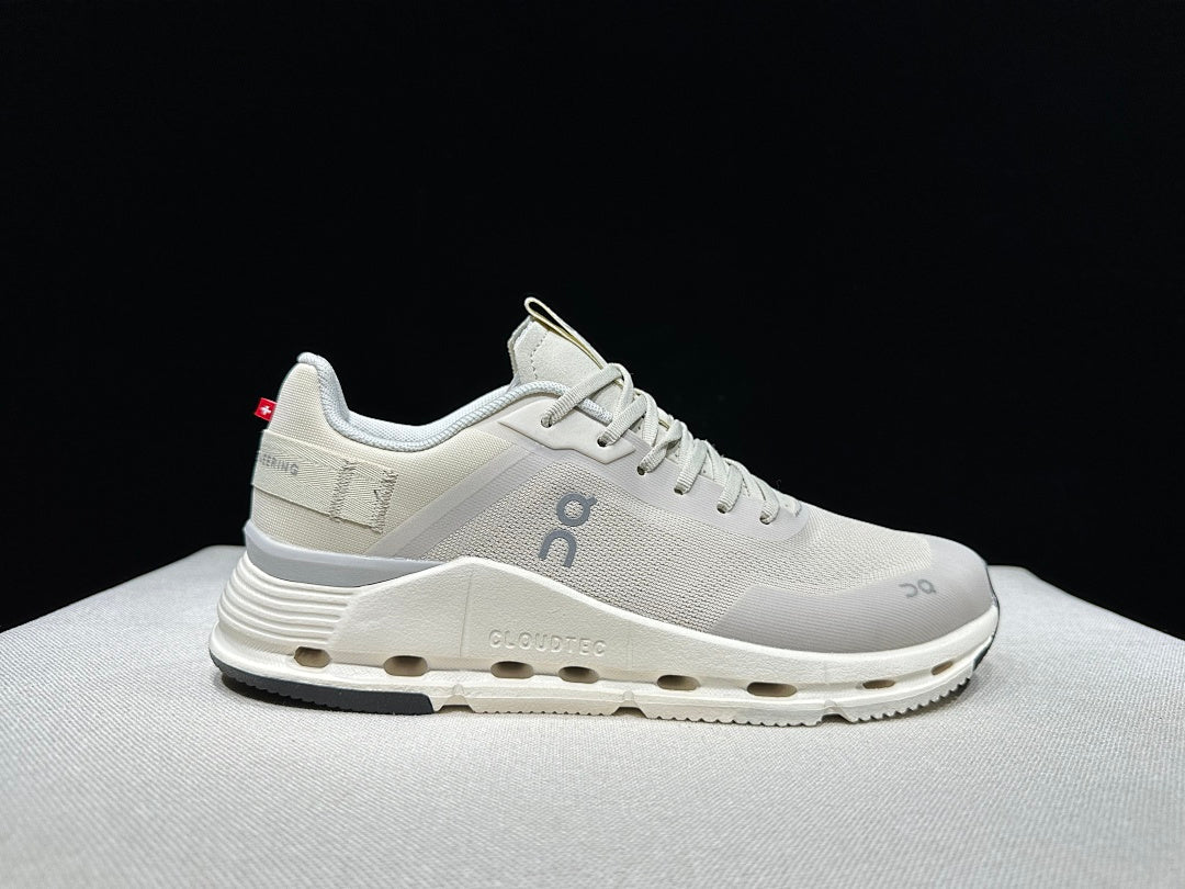 On Cloudnova Form 2 Sneakers in Cream Ivory