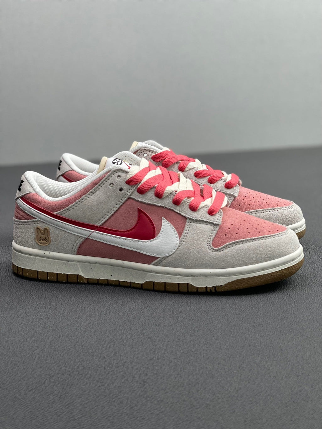 Nike Dunk Low SE Rabbit Year Pink White Sneakers DO9457-117