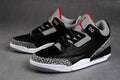 Jordan Air Jordan 3 Black Grey Red High-Top Sneakers