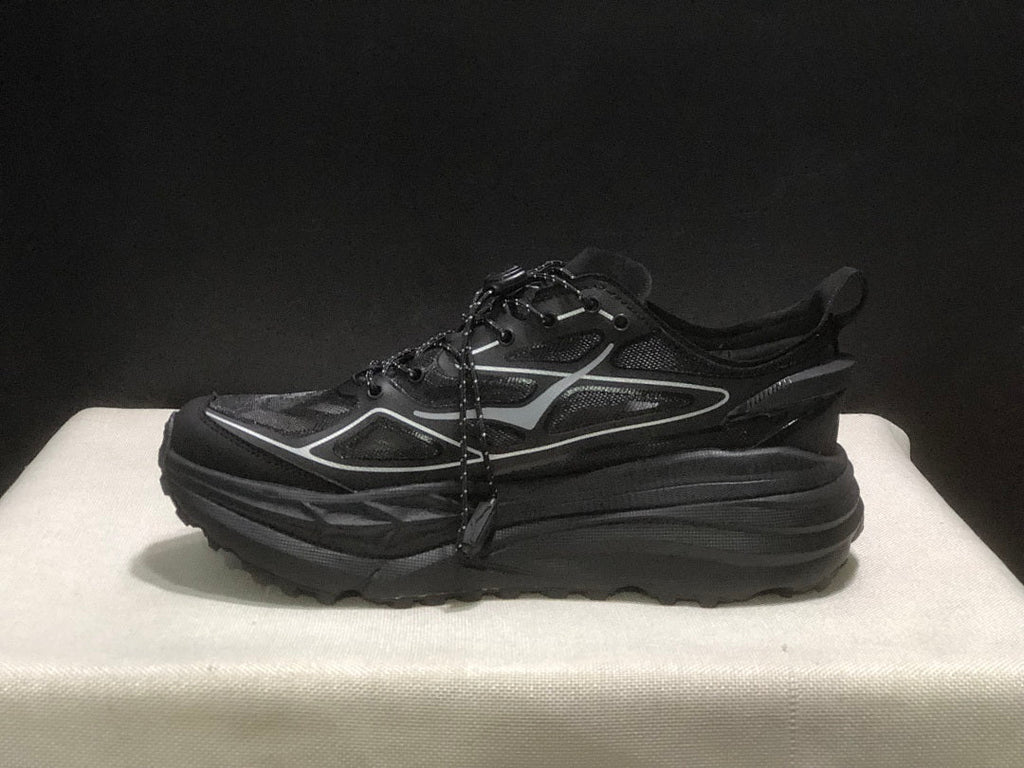 HOKA Stinson One 7 Black Trail Sneakers