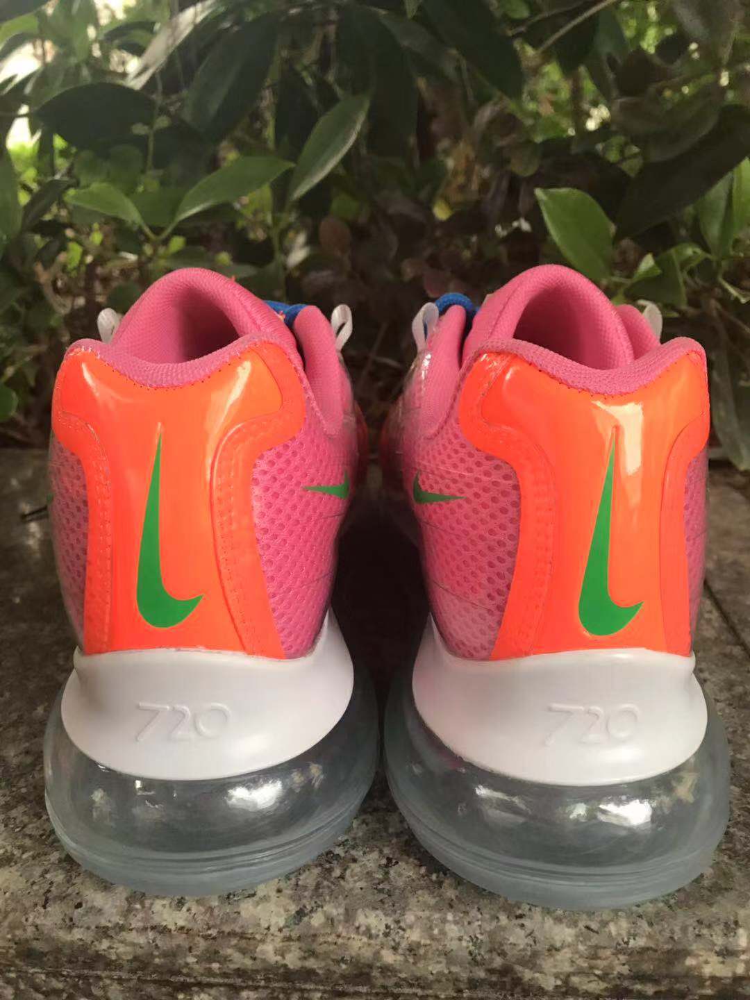 Nike Air Max 720 Sneakers Pink Orange Green