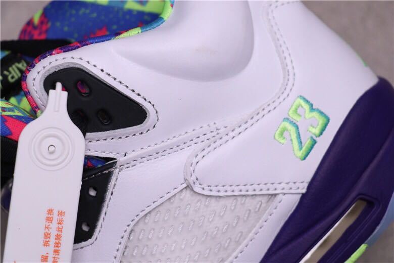 Air Jordan 5 Alternate Bel-Air Sneakers White Purple DB3335-100