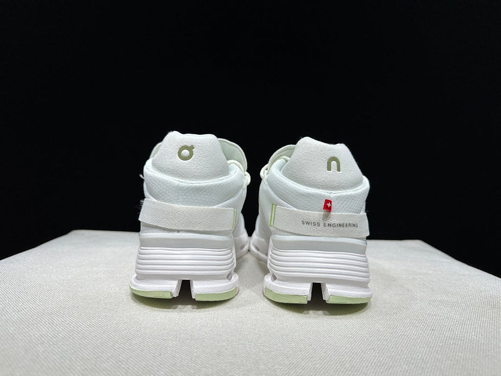 On Cloudnova 2 Sneakers in White and Sage