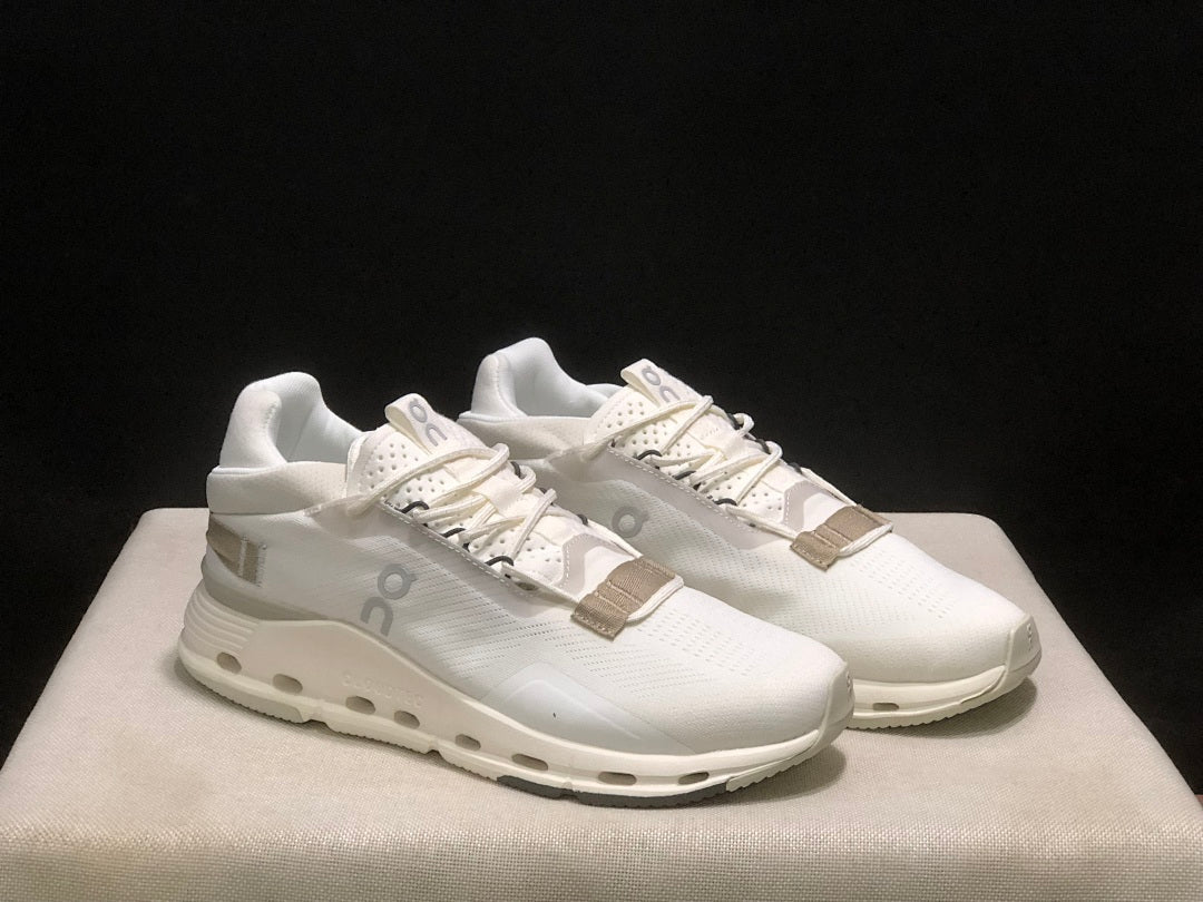 On Cloudnova 2 Sneakers White and Grey
