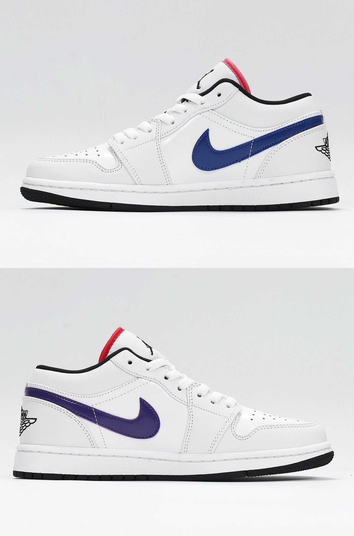 Nike Air Jordan 1 Low White Multicolor Swoosh CW7009-100