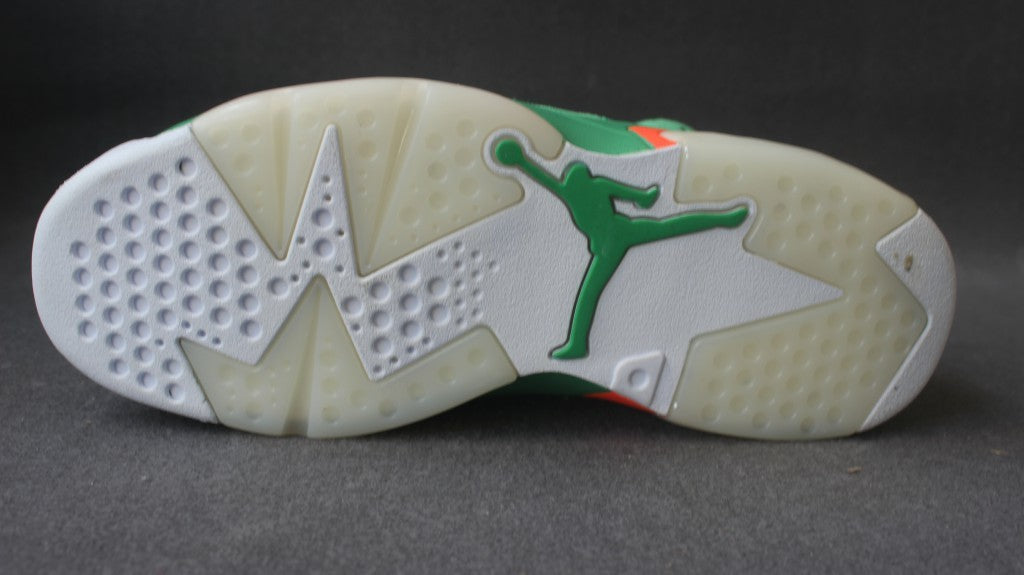 Air Jordan 6 Gatorade Green High-Top Sneakers 384664-145