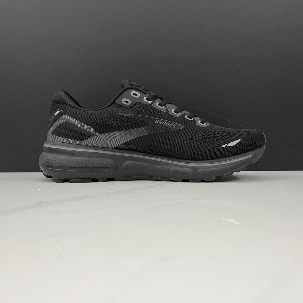Brooks Ghost 15 Running Shoes, Black and Gray