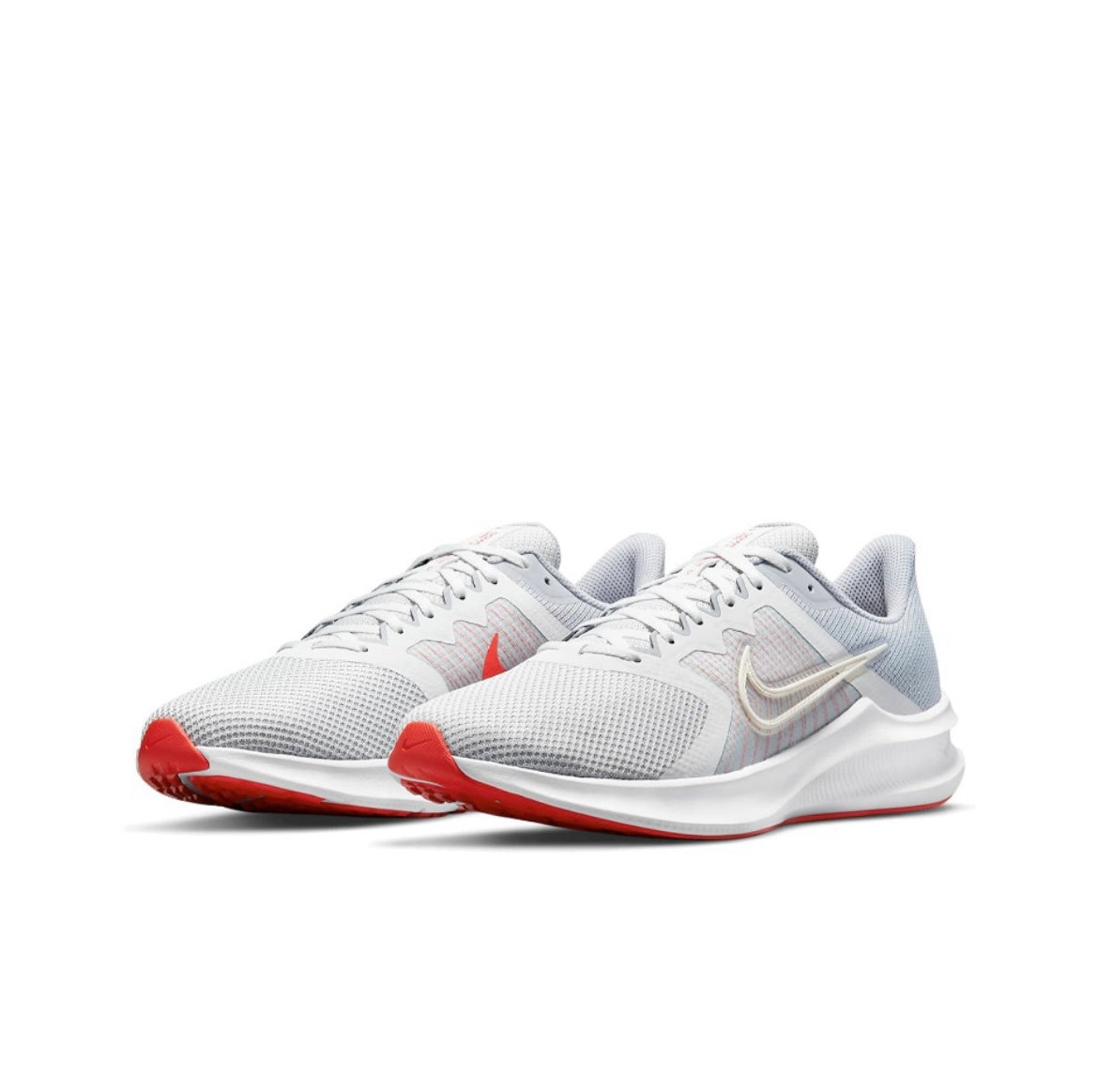 Nike Downshifter 11 Running Shoes White Red CW3411-004