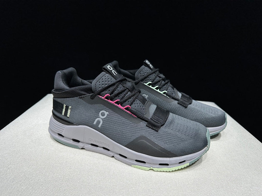 On Cloudnova 2 Sneakers in Gray and Black