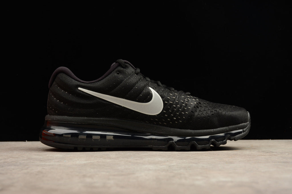 Nike Air Max 2017 Black Silver Running Sneakers 849559-001