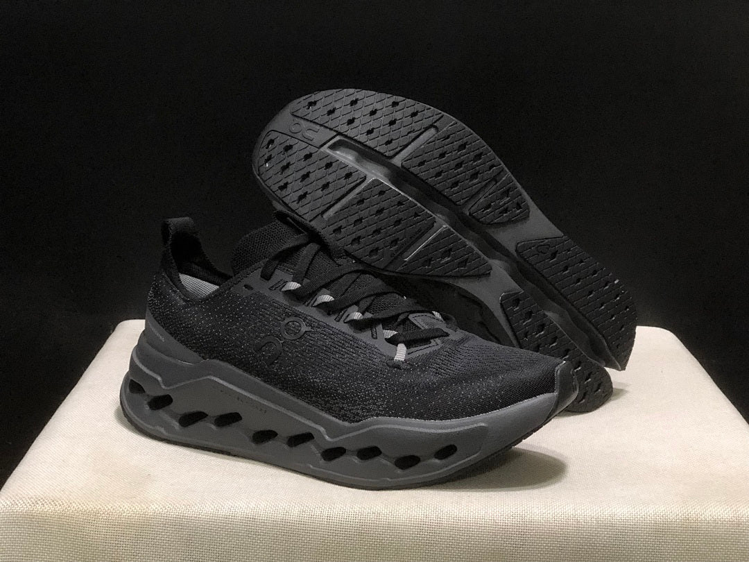 On Cloudsurfer Max Running Shoes in Black