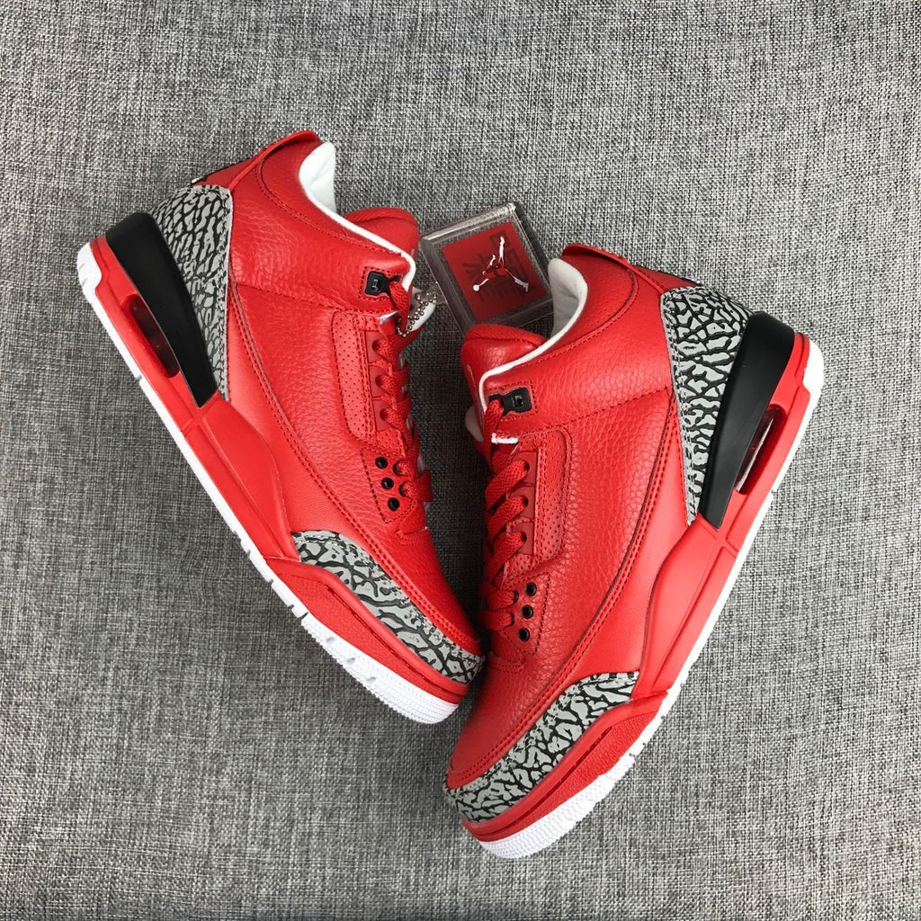 Jordan Air Jordan 3 Retro OG Red High-Top Sneakers