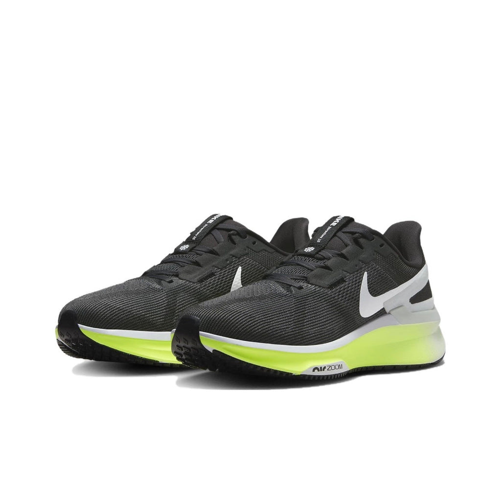 Nike Structure 25 Road Running Shoes Black Volt DJ7883-005