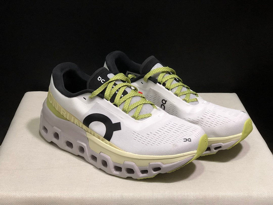 On Cloudmonster 2 Running Shoes in Lemon Yellow