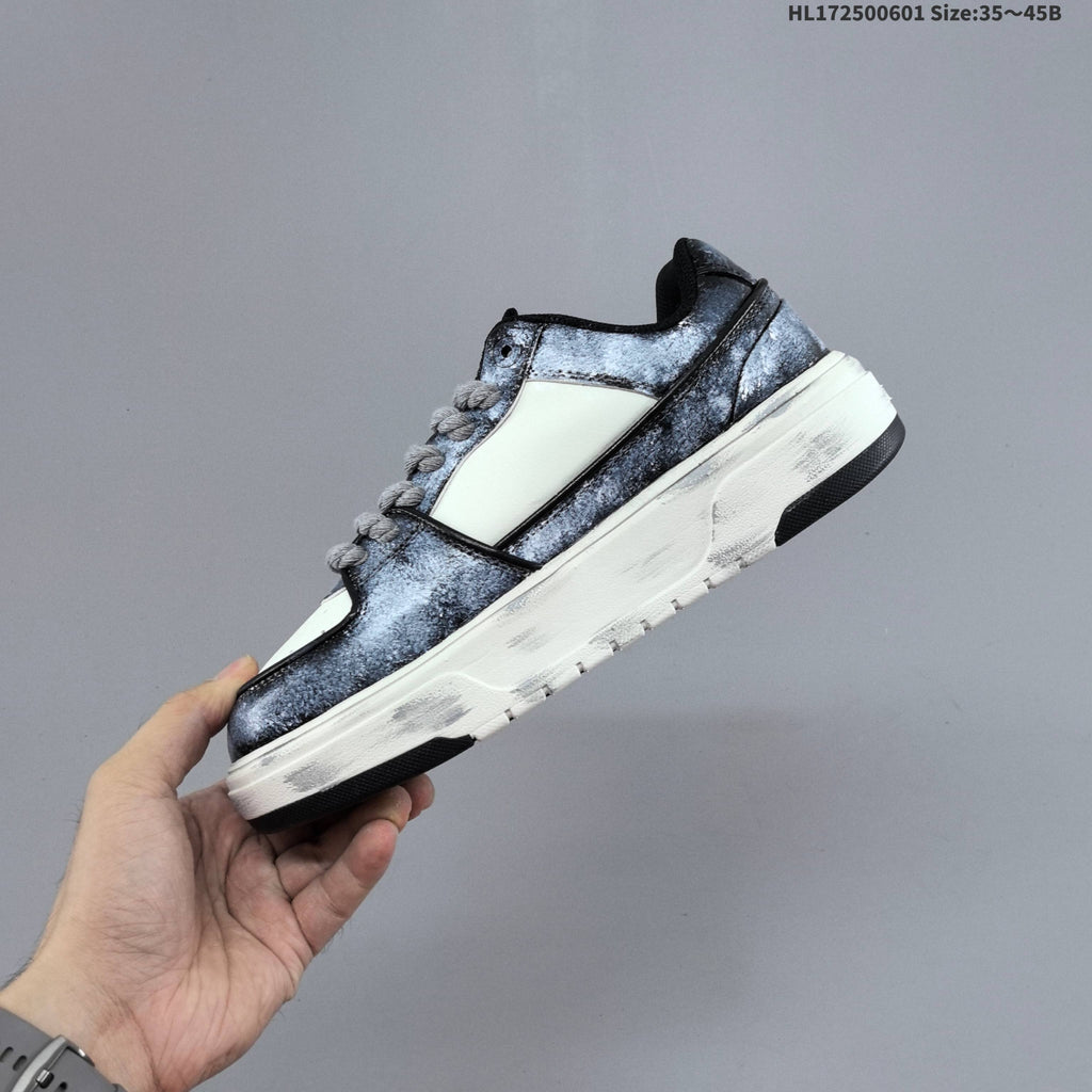 MLB Chunky Liner Low-Top Sneakers, Black and White