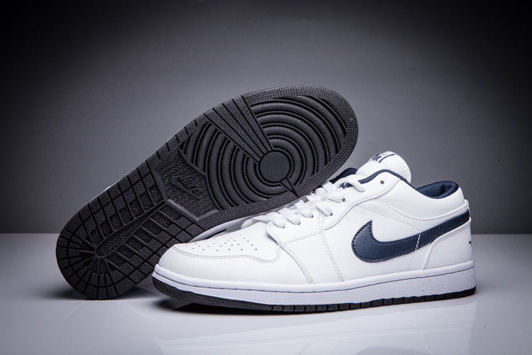 Jordan Air Jordan 1 Low White and Black Sneakers