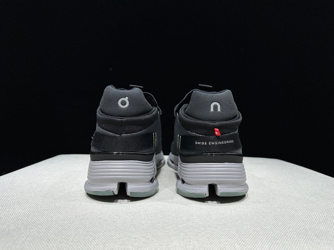 On Cloudnova 2 Sneakers in Gray and Black