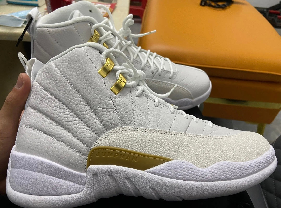 Air Jordan 12 OVO White Sneakers 873864-102