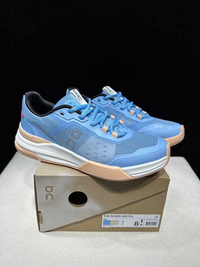 On THE ROGER Advantage Pro Blue Tennis Shoes