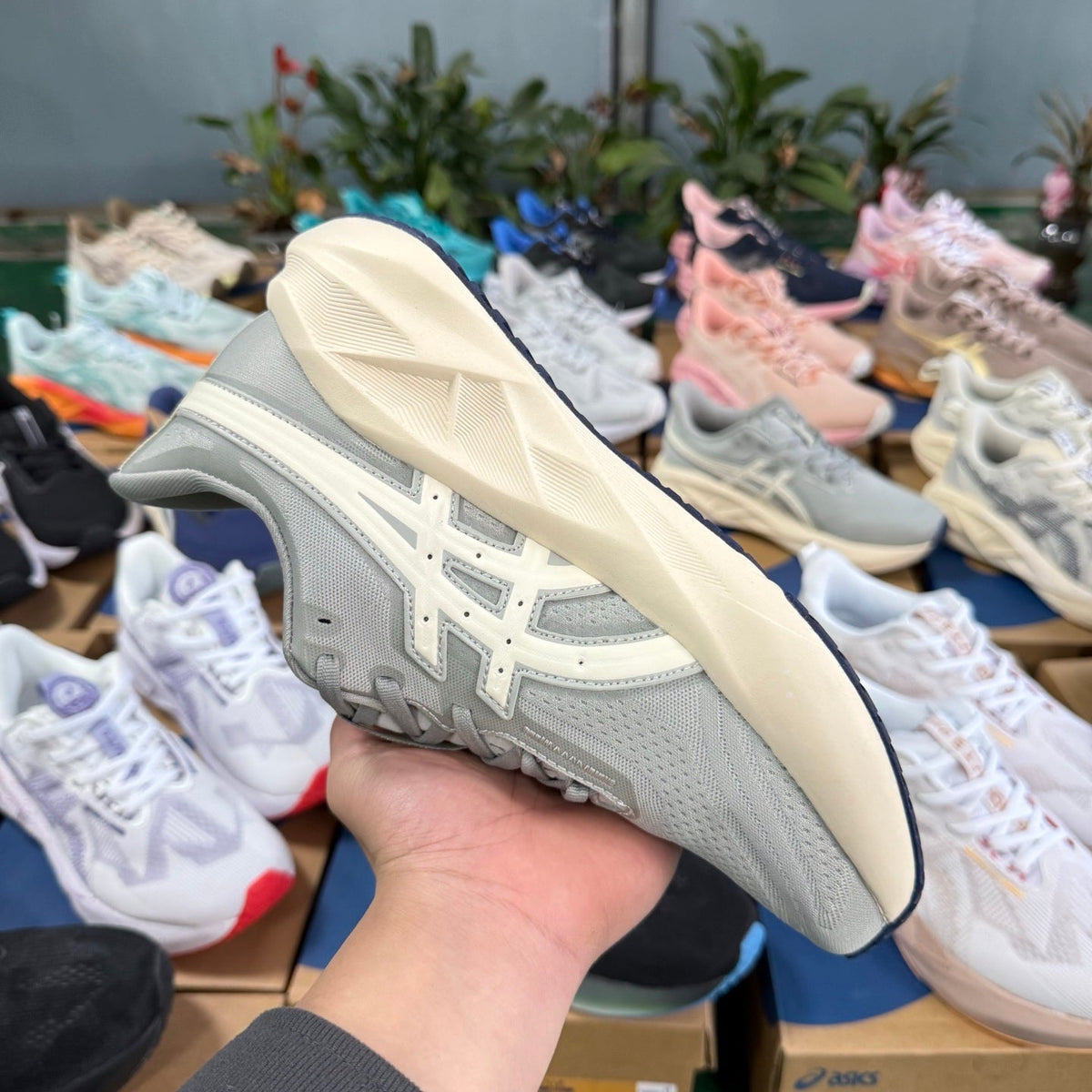 ASICS NOVABLAST 5 LE Gray Running Shoes