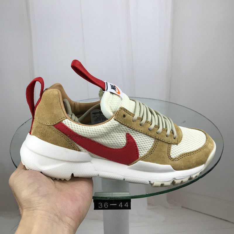 NikeCraft Mars Yard TS 2.0 Sneakers in Tan, Red and White