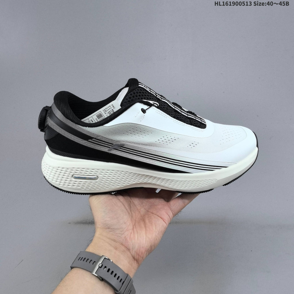 FILA Nuvole Run 3+ Running Shoes, White and Black
