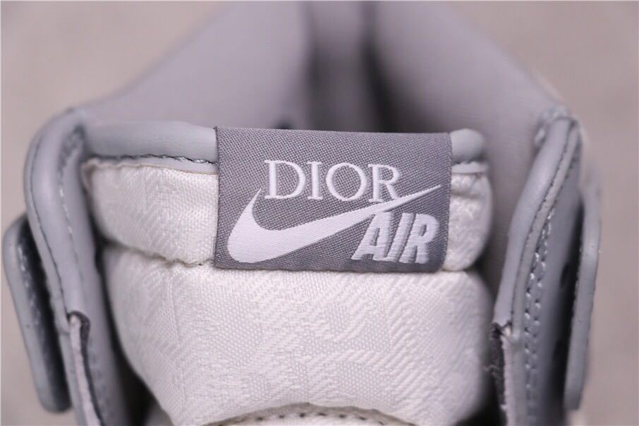 Jordan Dior x Air Jordan 1 Low Grey White Black CN8608-002