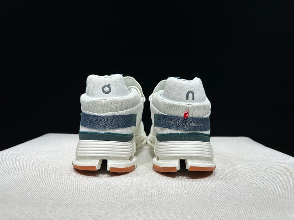 On Cloudnova 2 Sneakers in Ivory and Olive