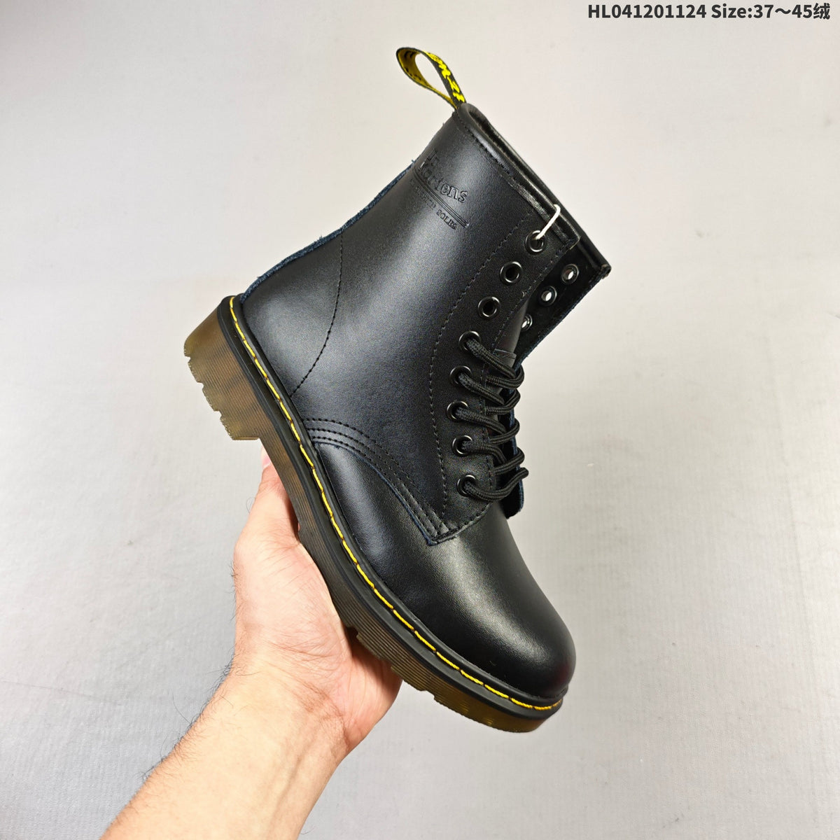 Dr. Martens 1460 Black Platform Lace-Up Boots