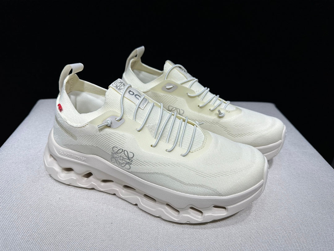 On x LOEWE Cloudtilt Sneakers in Beige