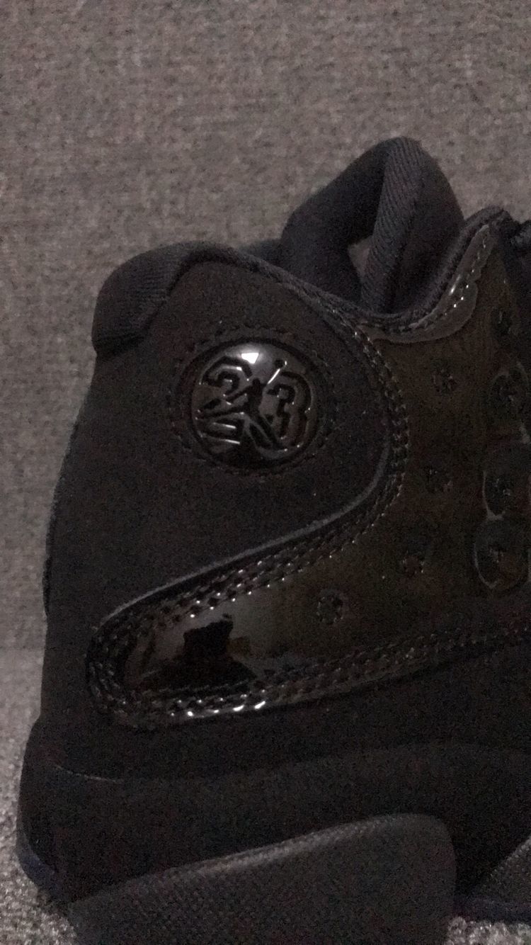 Air Jordan 13 Retro Cap and Gown Black Sneakers