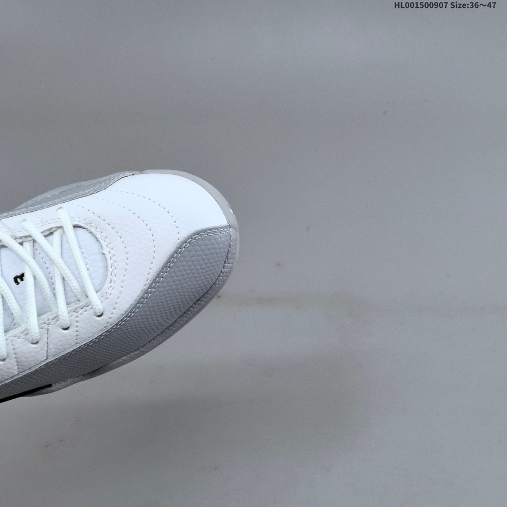 Jordan Air Jordan 12 Retro High Barons White Grey Sneakers