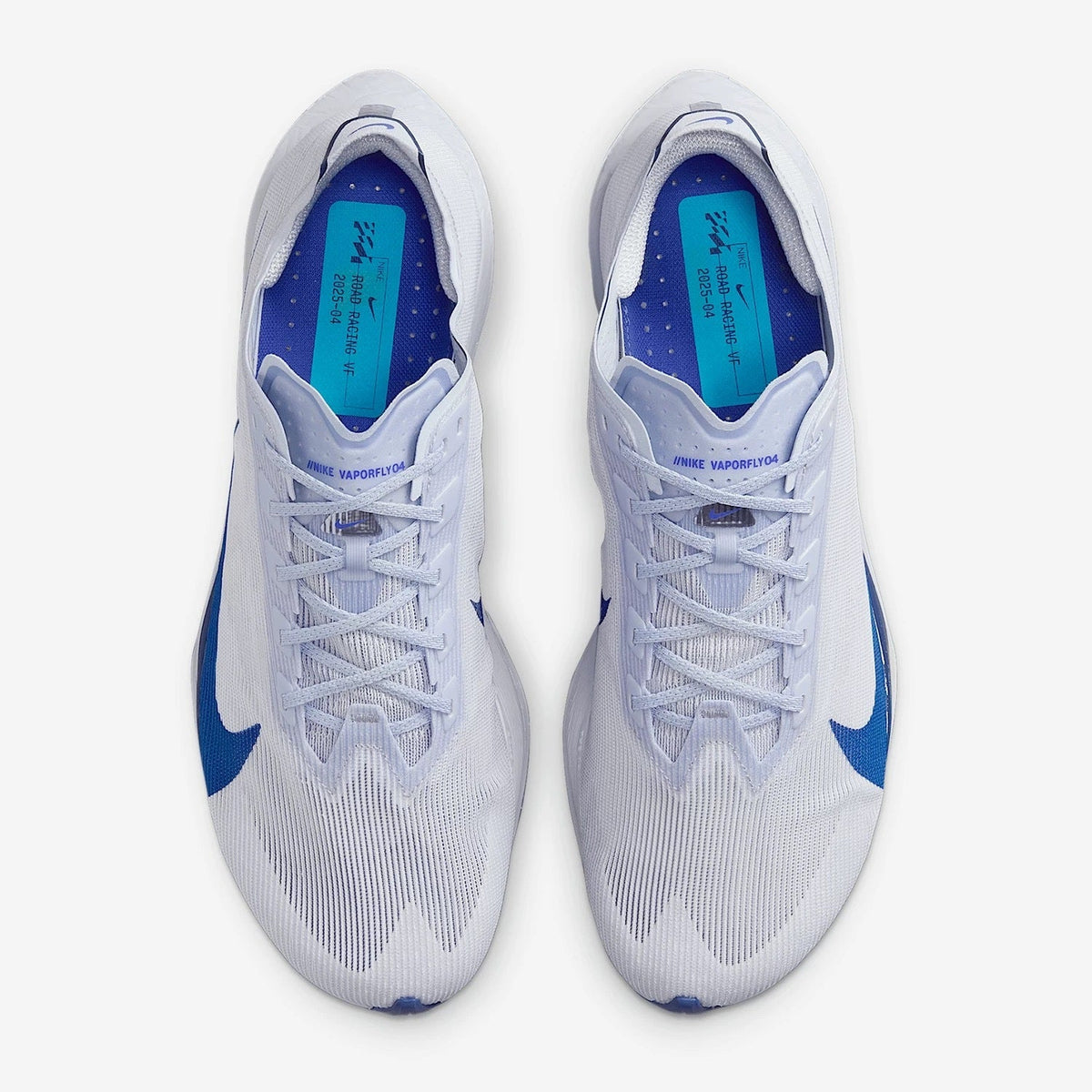 Nike Vaporfly Next% 4 Road Racing Shoes, White and Blue HF6414-001