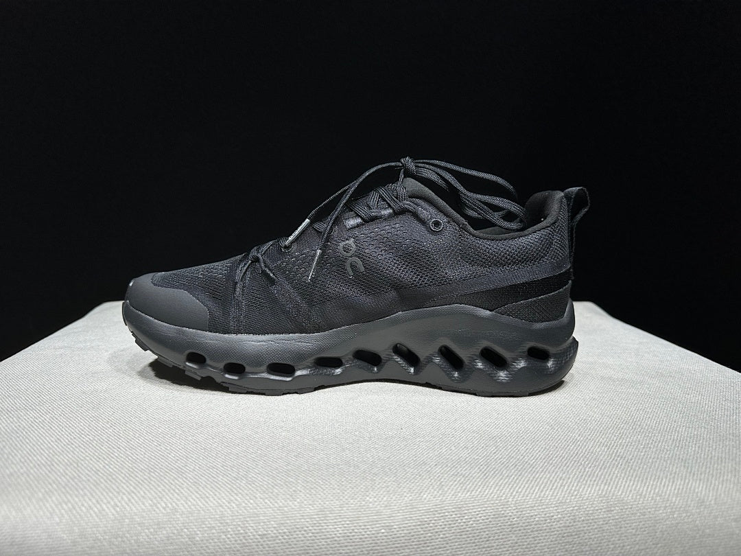 On Cloudsurfer Trail Black Trail Running Shoes