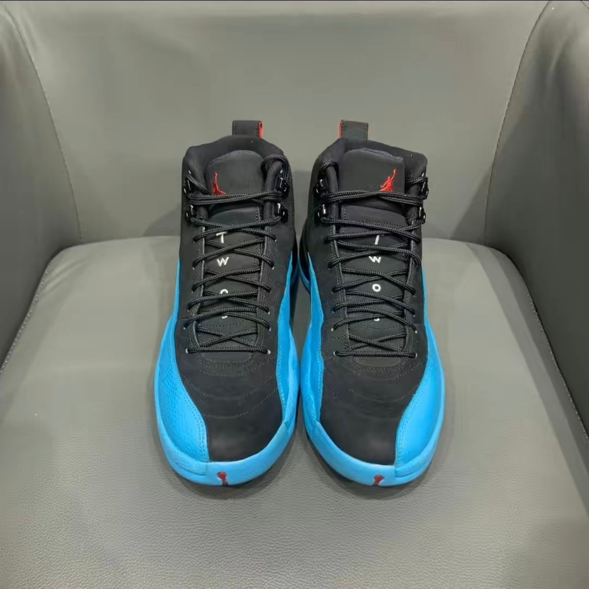 Air Jordan 12 Retro Gamma Blue High-Top Sneakers 130690-027