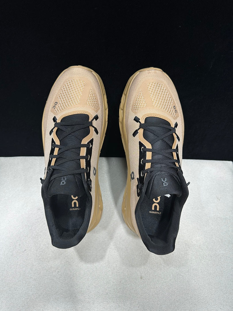 On Cloudtilt Sneakers in Brown and Black