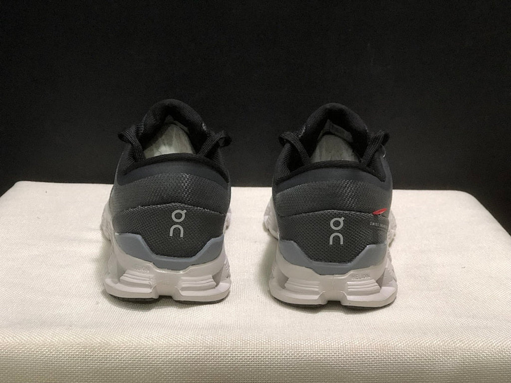 On Cloud X 4 Sneakers in Black and Dark Grey