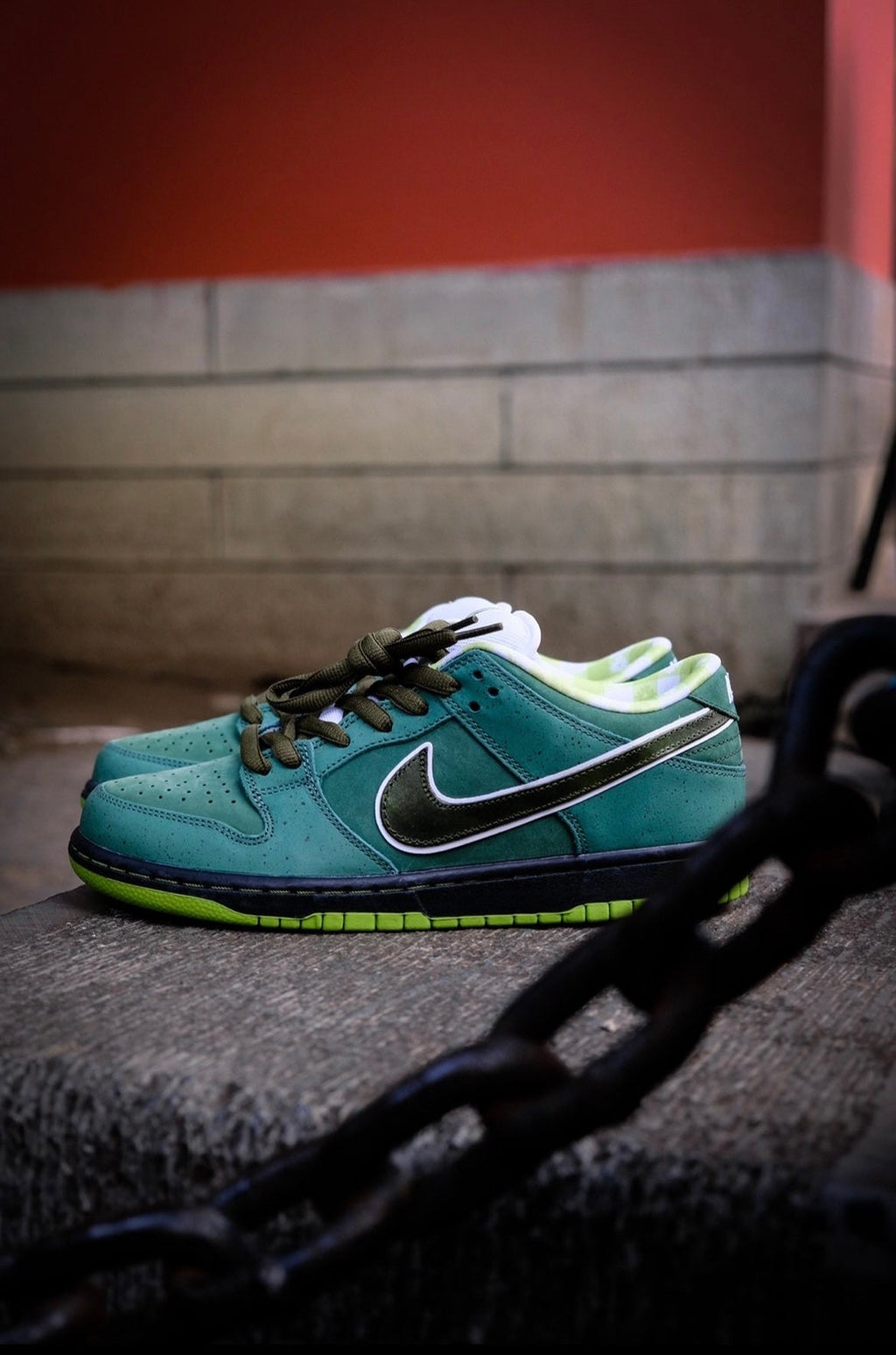 Nike SB Dunk Low Green Lobster Sneakers BV1310-337