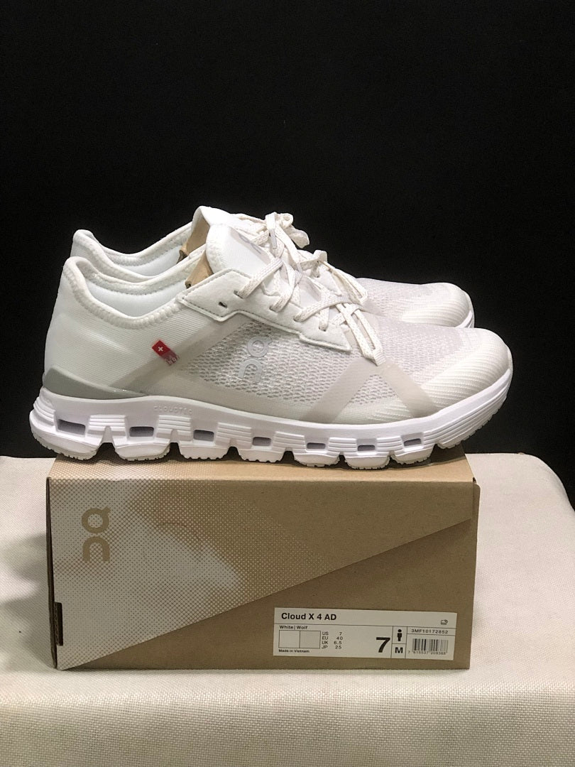 On Cloud X 4 AD White Sneakers