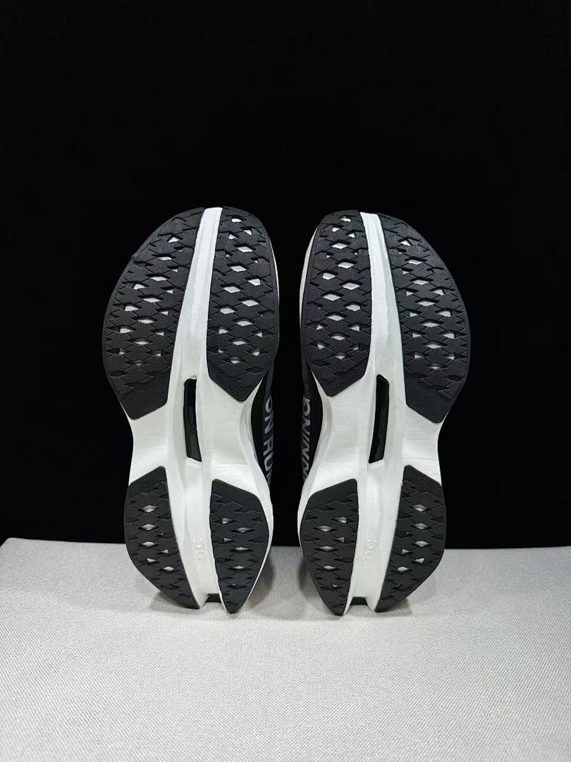On Cloudboom Max Running Shoes, White and Black