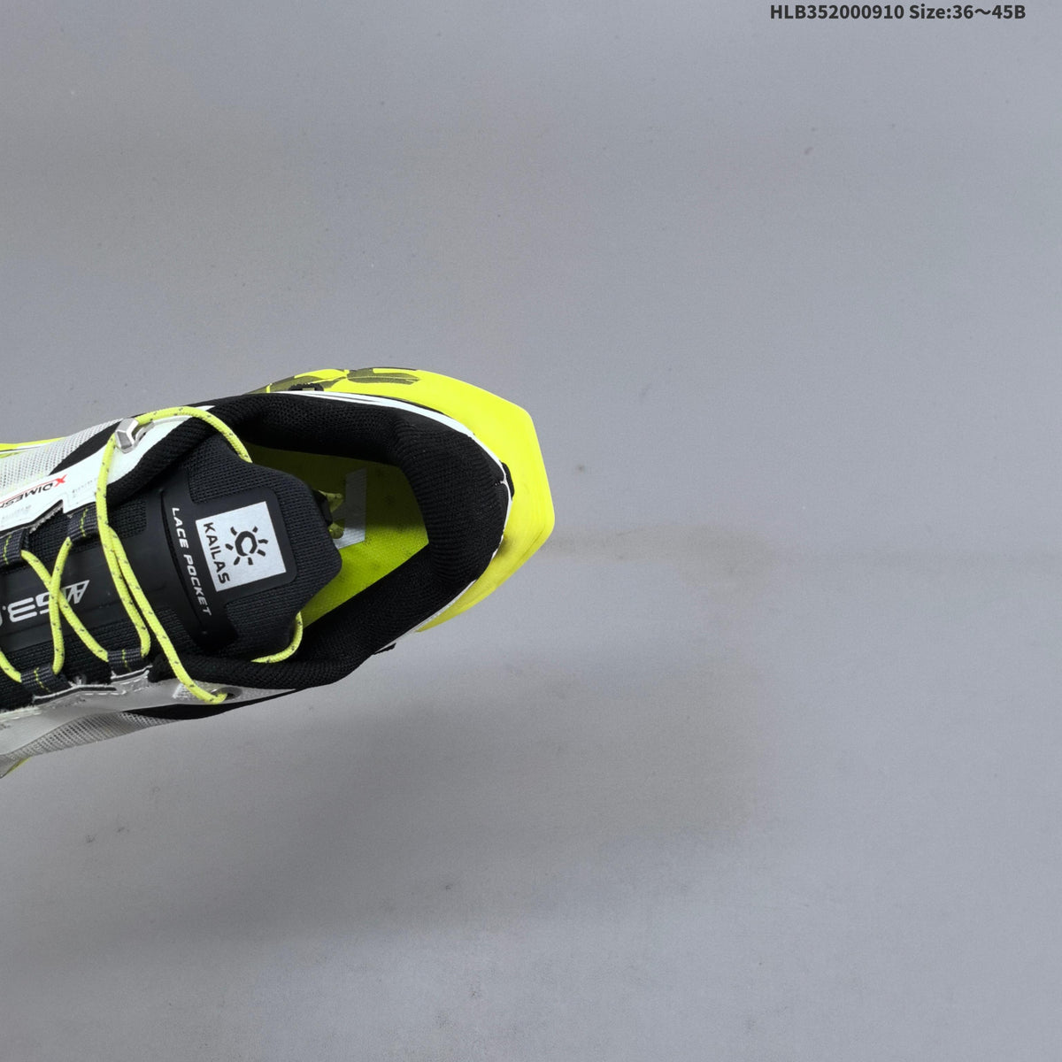 Kailas FUGA EX330 Trail Running Shoes, White and Neon Yellow