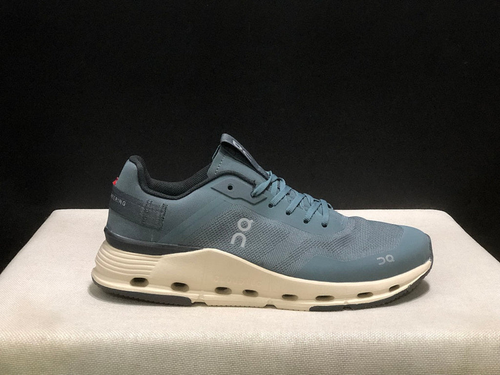On Cloudnova Form 2 Sneakers in Blue and Cream