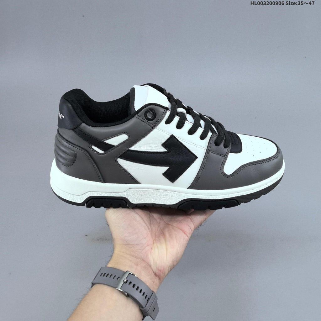 Off-White Out of Office Sneakers in Grey, White and Black