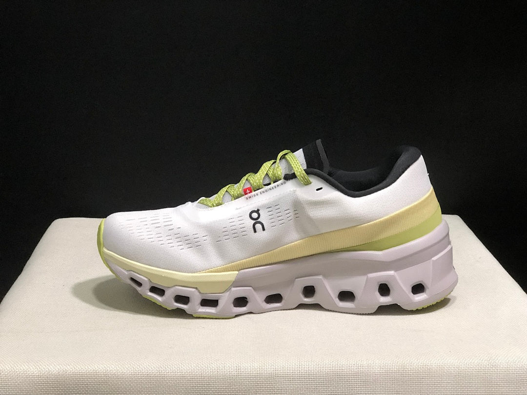 On Cloudmonster 2 Running Shoes in Lemon Yellow