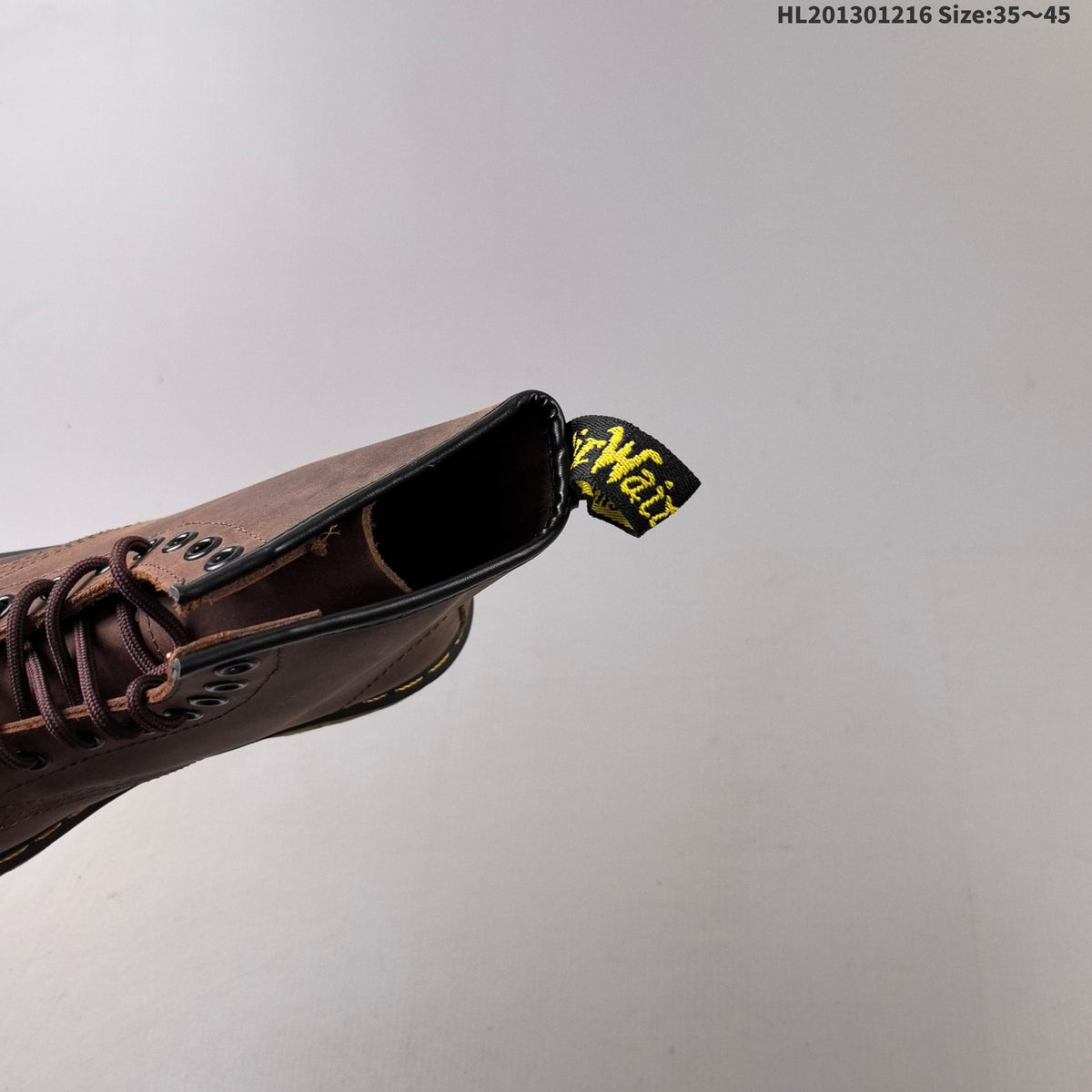 Dr. Martens 1460 Brown Platform Lace-Up Boots