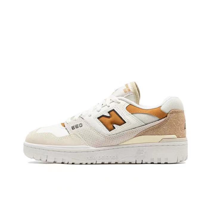 New Balance 550 BBM550ST Sneakers in White and Tan