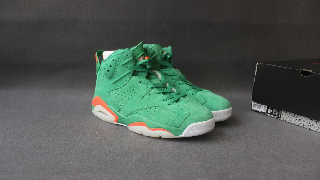 Air Jordan 6 Gatorade Green High-Top Sneakers 384664-145